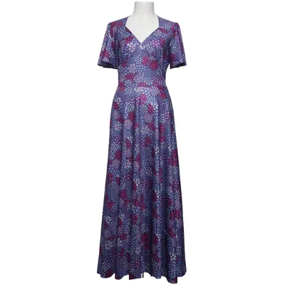 Robe longue (Bleu, Violet, Multicolore) de Vinetta