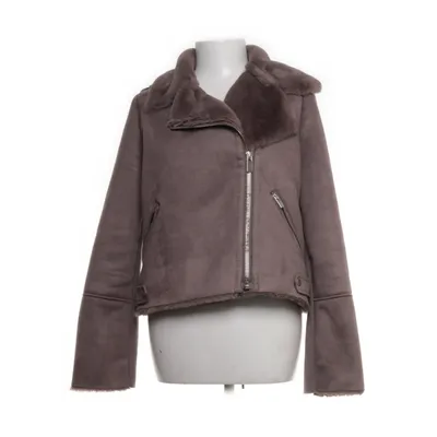 Shearlingjacka (Grå) från River Island Elastan, Polyester