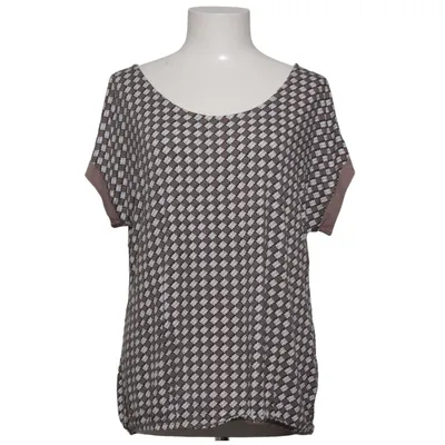 Top (Brun, Hvid) fra Vivance Elastan, Viscose