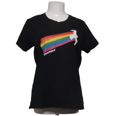 T-shirt (Svart, Flerfärgad) från Earth Positive Ekologisk bomull