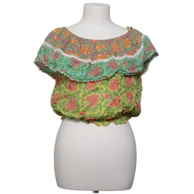 Crop top (Gul, Grön, Rosa) från Miss June Bomull