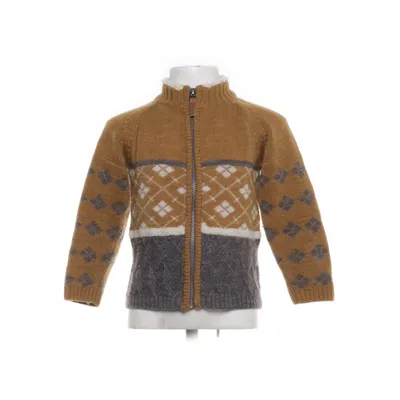 Cardigan (Bruin, Meerkleurig, Geel, Grijs) van Name It Merinowol