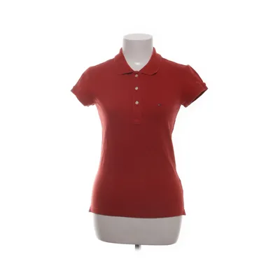 Pikétröja (Röd) från Tommy Hilfiger Bomull, Elastan
