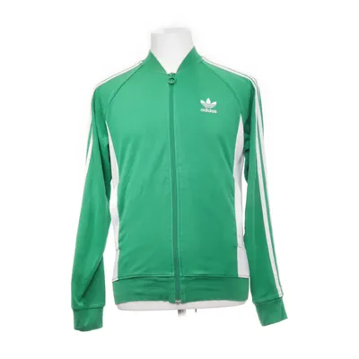 Träningsjacka (Grön, Flerfärgad) från Adidas Bomull, Polyester