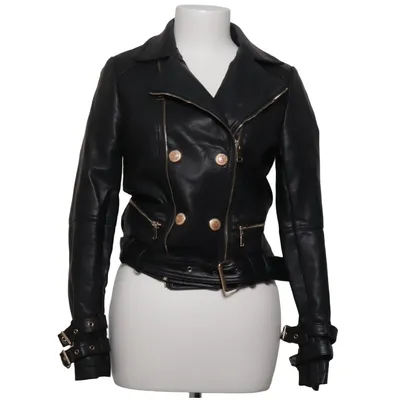 Bikerjack (Zwart) van Cherry Koko Polyester, Polyurethaan, Viscose