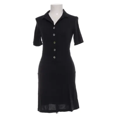 Shirt dress (Black) from Anne Shimon Acetate, Acrylic, Cotton, Elastane, Linen, Polyester, Silk, Viscose, Wool