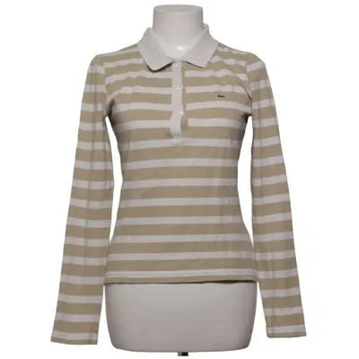 Rugby shirt (Beige, Wit) van Lacoste Katoen, Elastaan