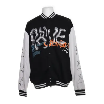 Collegejacka (Svart, Vit) från Boohoo Man Bomull, Polyester