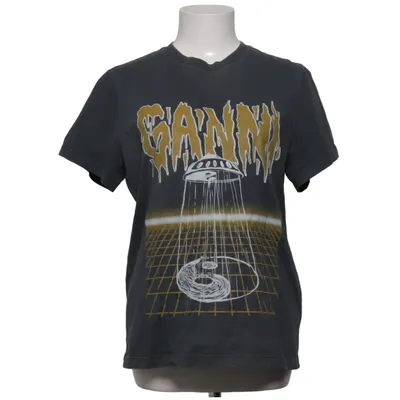 T-shirt (Grå, Flerfarvet) fra Ganni Bomuld