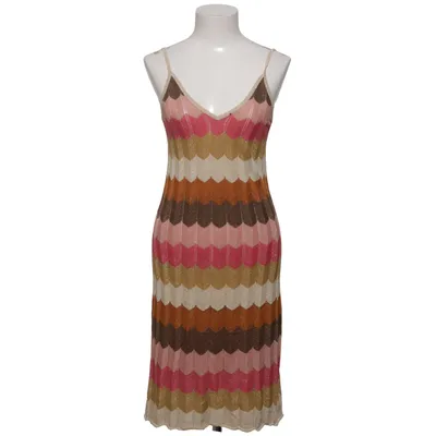 Maxi jurk (Roze, Beige, Meerkleurig) van Bisou's Project Polyamide, Viscose