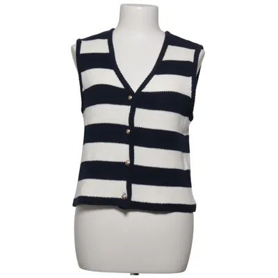 Gilet (Bleu, Blanc) de Sincerely, Jules Acrylique, Coton