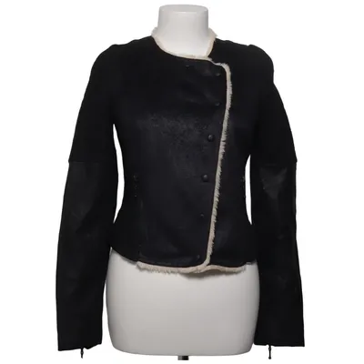 Shearling Jacke (Schwarz) von Zara Trafaluc Polyester, Polyurethan