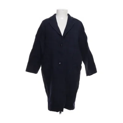 Coat (Blue) from Masscob Cotton, Linen, Polyamide, Viscose, Wool