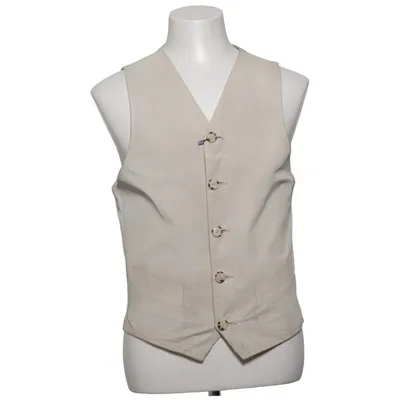 Leren vest (Beige) van Montgomery