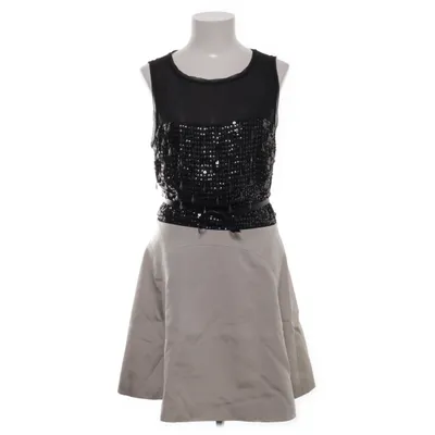 Klänning (Svart, Beige) från Karen Millen Polyester, Silke