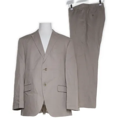 Kostym (Beige) från Angelo Litrico for C&A Linne, Bomull, Viskos