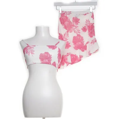 Set (Rosa, Flerfärgad) från Missguided Elastan, Polyester