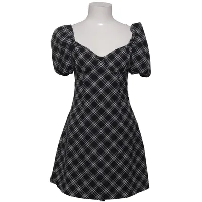 Klänning (Svart, Vit) från Divided by H&M Elastan, Polyester