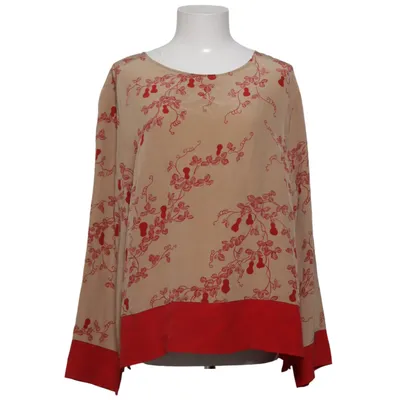 Blouse (Beige, Rood) van Diane von Furstenberg Zijde