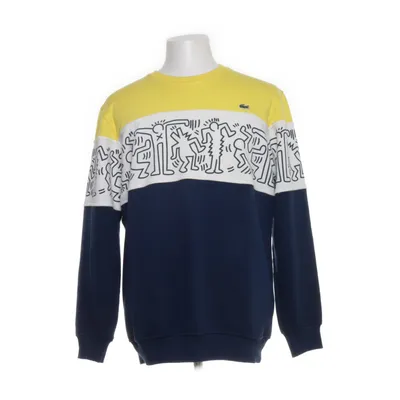 Collegetröja (Blå, Gul, Vit) från Lacoste Bomull