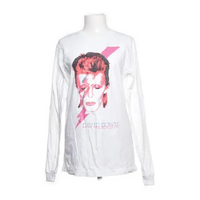 Långärmad t-shirt (Vit, Flerfärgad) från American Apparel Bomull