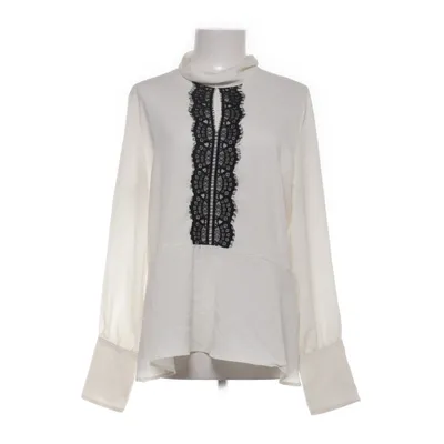 Blouse (Blanc, Noir) de Zara Basic Collection