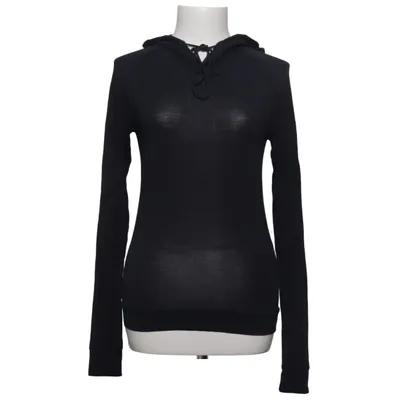 Capuchon sweater (Zwart) Zijde