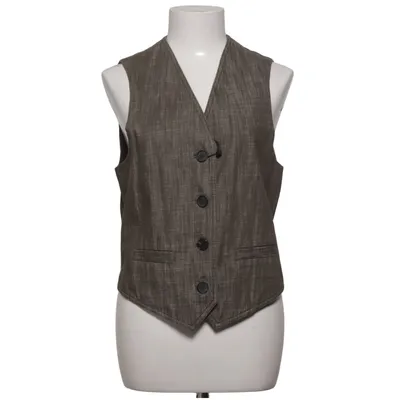Kostuumgilet (Grijs) van Aiayu Katoen