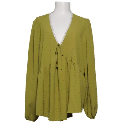 Bluse (Grøn) fra Shein Curve Polyester