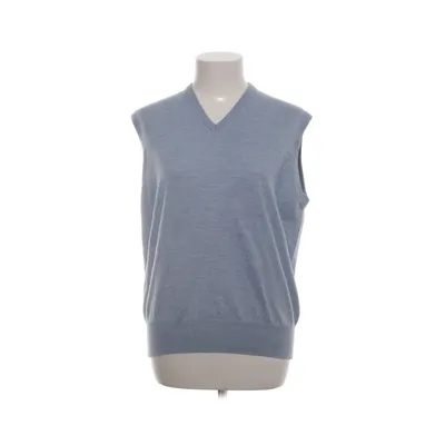 Pull sans manches (Bleu) de Il Granchio Acrylique, Laine