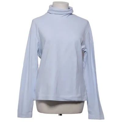 Pul à col roulé (Bleu) de Flash Basic Coton, Élasthane