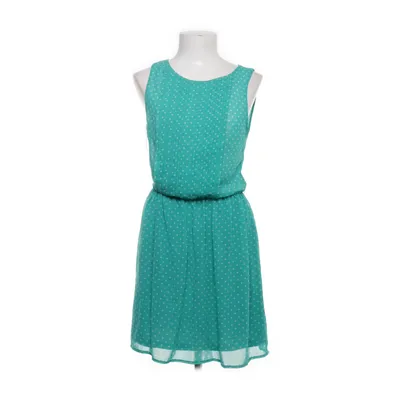 Dress (Turquoise, White) from Zara Trafaluc Polyester