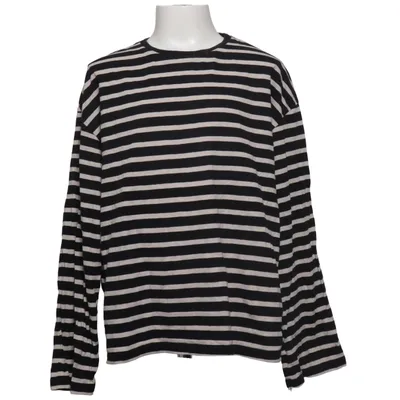 T-shirt à manches longues (Noir, Blanc) de H&M Coton