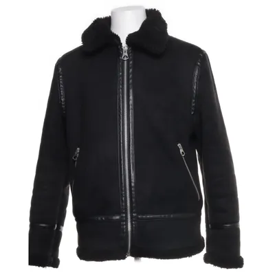 Shearlingjacka (Svart) från H&M Man Polyester, Akryl, Akryl