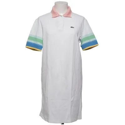 Robe polo (Blanc, Multicolore) de Lacoste Coton, Élasthane, Polyester