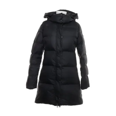 Vinterkappa (Svart) från Cedrico Dun, Fjädrar, Nylon, Polyester, Päls, Skinn