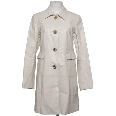Manteau (Beige) de Jones Acétate, Lin, Polyuréthane, Viscose