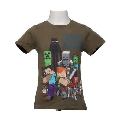 T-shirt (Green, Multicolored) from Minecraft