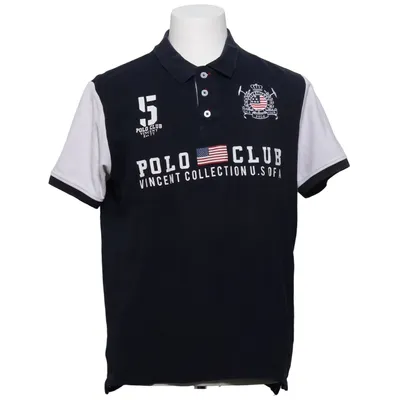 Pikétröja (Blå, Vit, Flerfärgad) från Polo Club Bomull