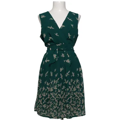Wickelkleid (Grün, Weiß) von Eye Candy Viskose
