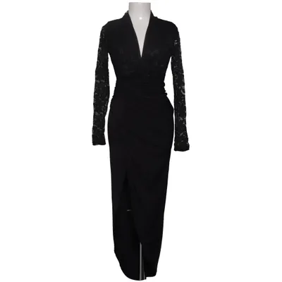Aftenkjole (Sort) fra John Zack London Elastan, Polyester