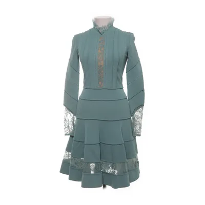 Dress (Green) from Elie Saab Cotton, Polyamide, Polyester, Viscose