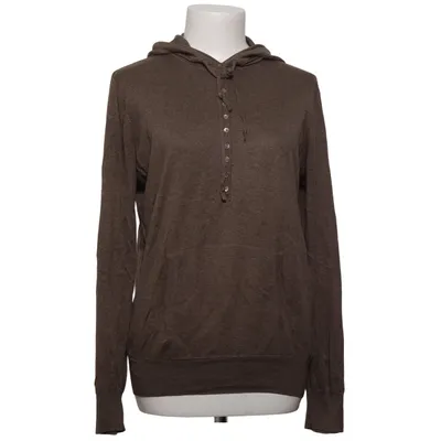 Kapuzenpullover (Braun) von Hessnatur Kaschmir, Baumwolle, Seide
