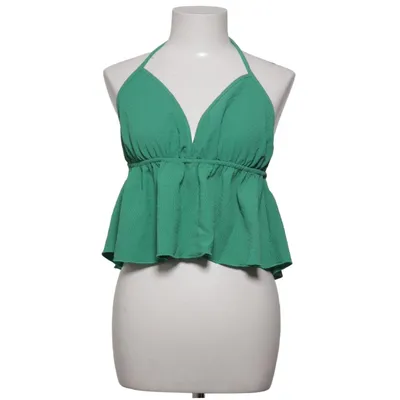 Halterneck top (Grøn) fra Shein Polyester