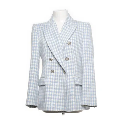 Blazer (Blue, White, Gold) from Zara