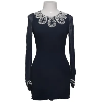 Dress (Blue, White) from French Connection Silk, Viscose