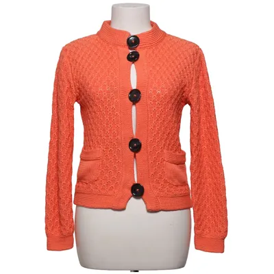 Cardigan (Orange) fra Dagmar Bomuld