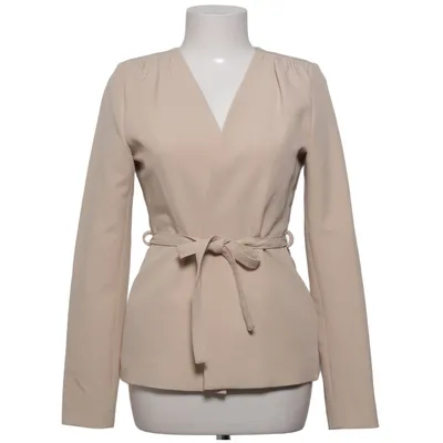 Blazer (Beige) from Sandra Hauge Elastane, Polyester