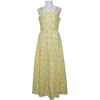 Robe longue (Jaune, Bleu) de Laura Ashley Coton