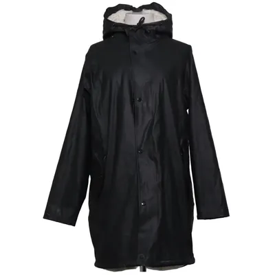Regnfrakke (Grå) fra Black Story Polyester